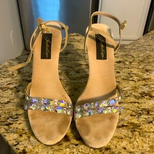 Jonathan Kayne Austria 4” Heel Jeweled Shoes